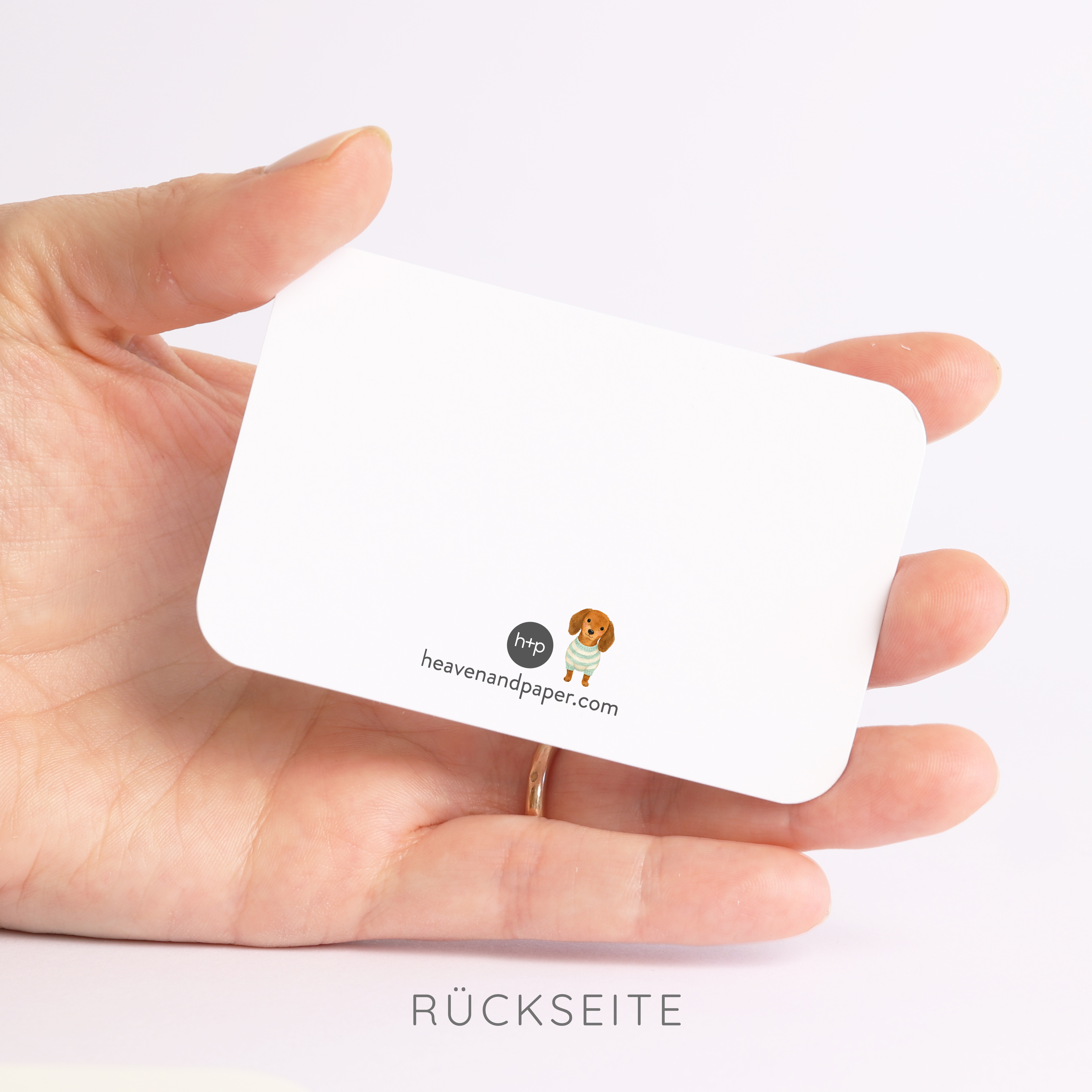 Mini Grußkarten Set Dackel – 40 Kleine Karten