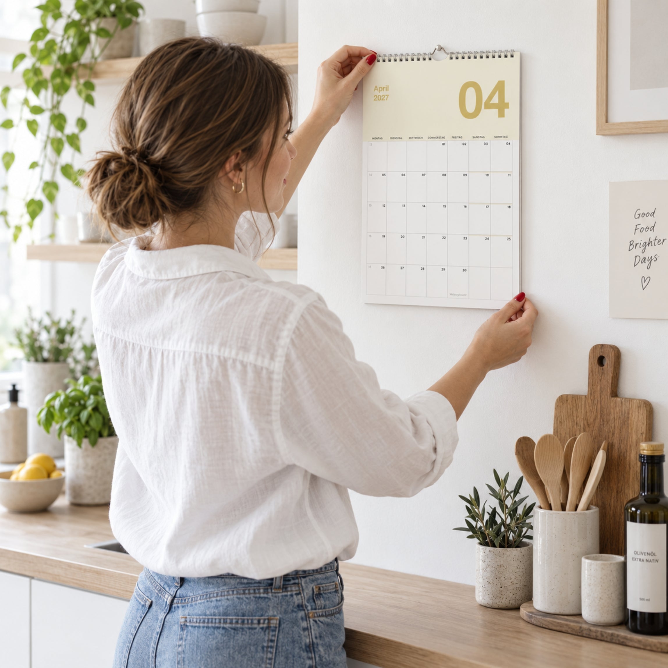 A4 Wandkalender 2027 Essential Hochformat