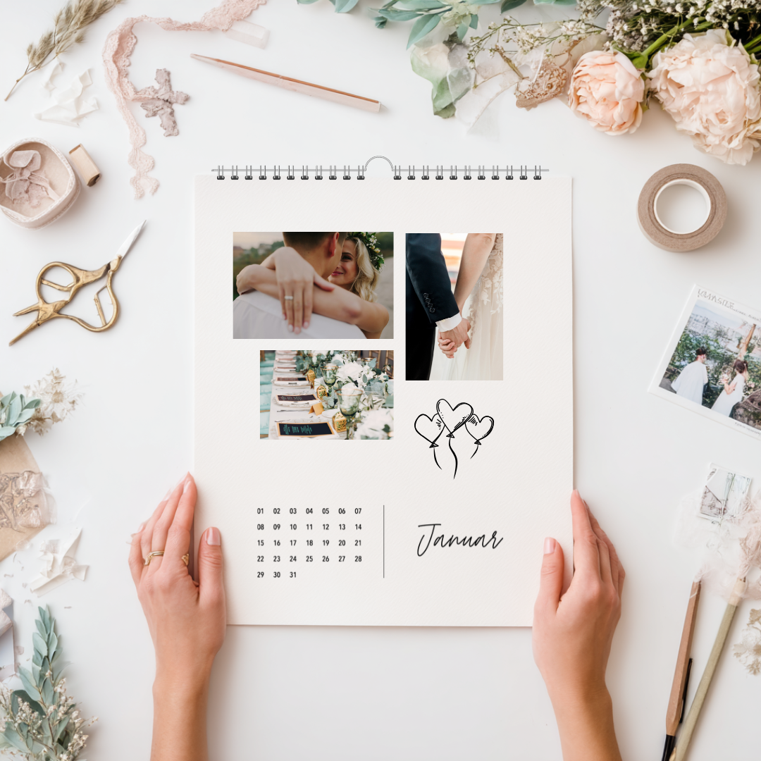 A3 DIY Fotokalender SIMPLICITY immerwährend