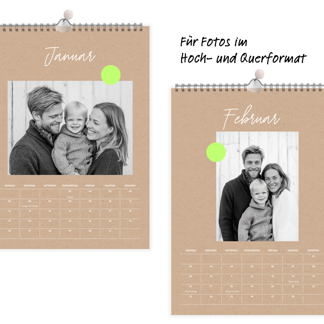 A4 Fotokalender Crafty 2026
