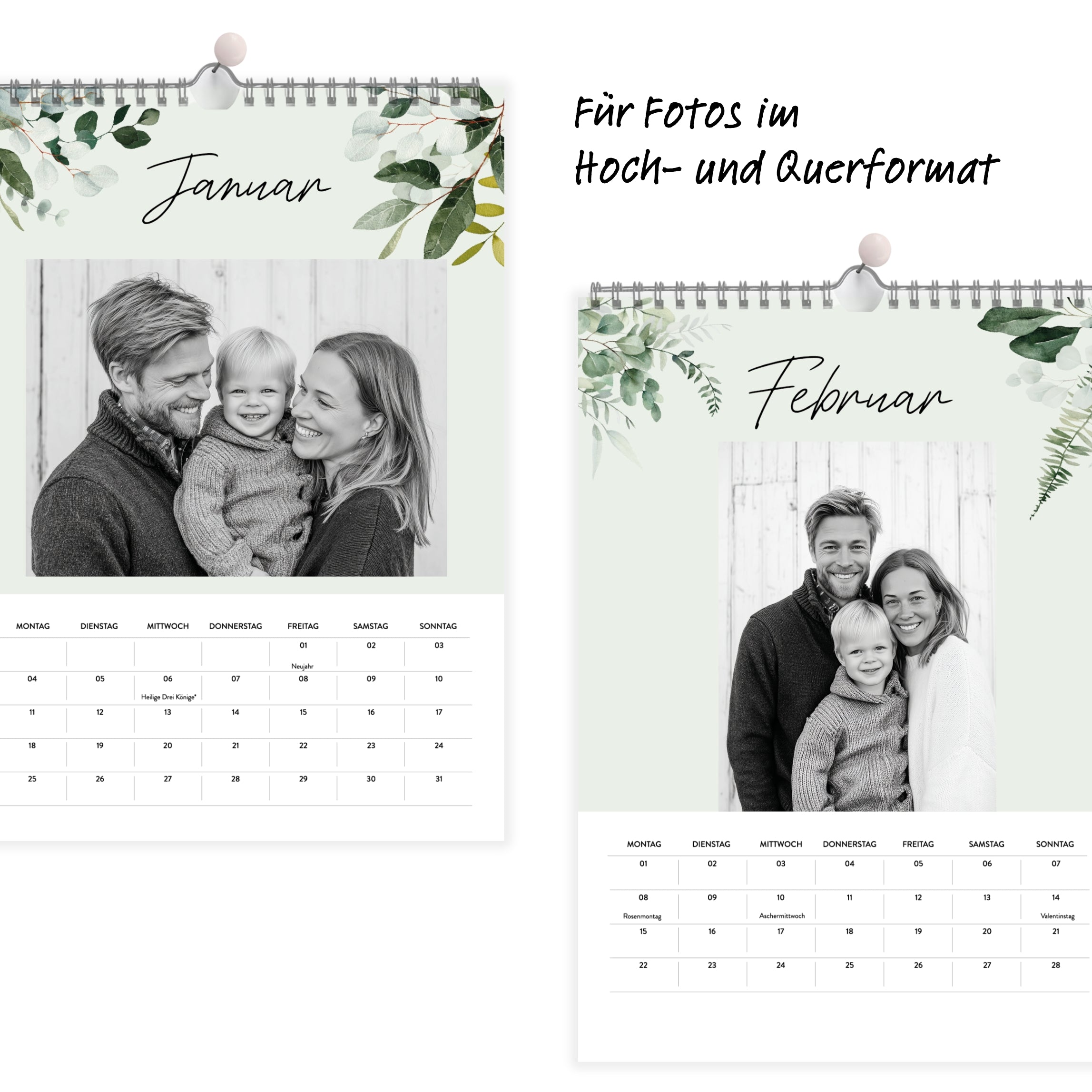 A4 Fotokalender Green 2027