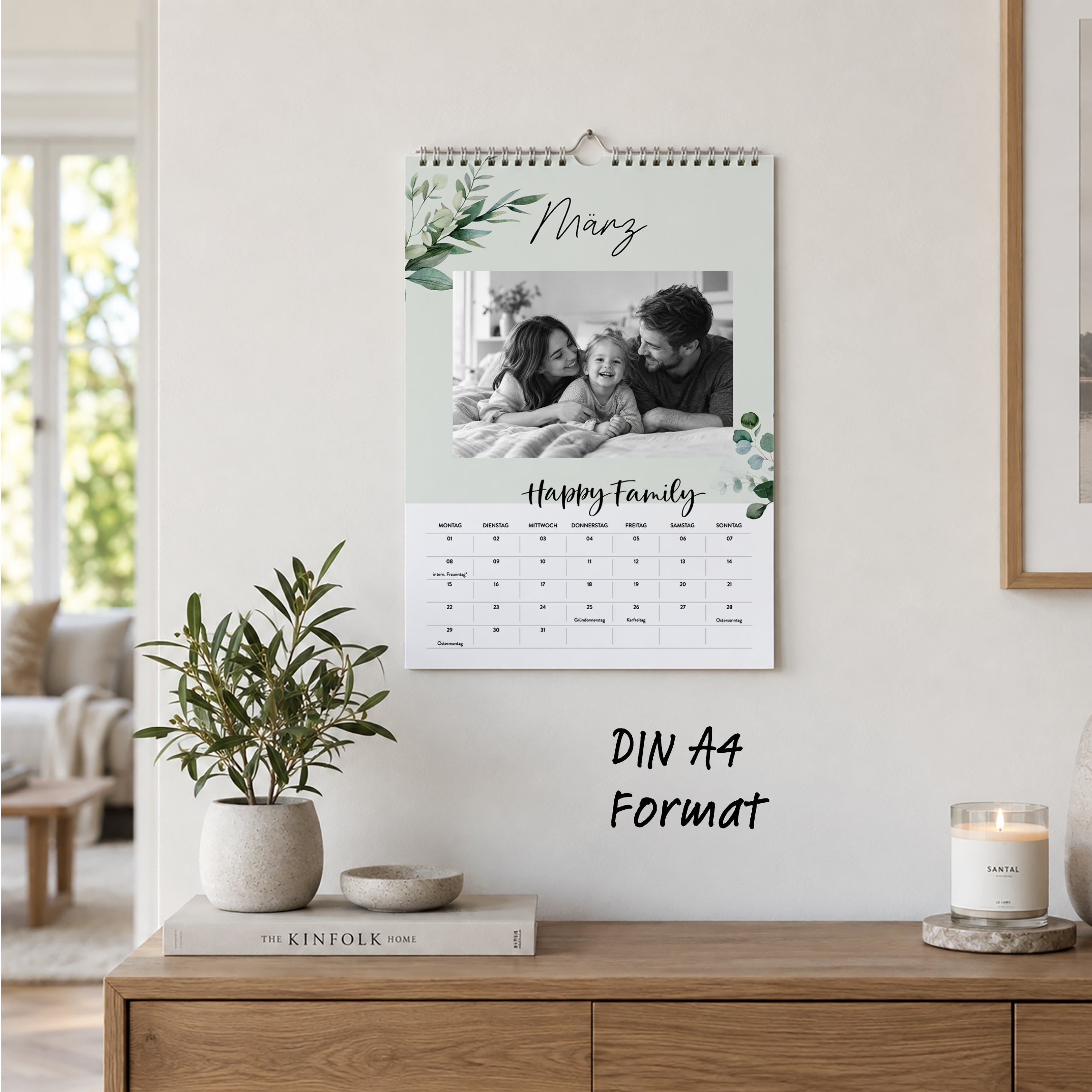 A4 Fotokalender Green 2027