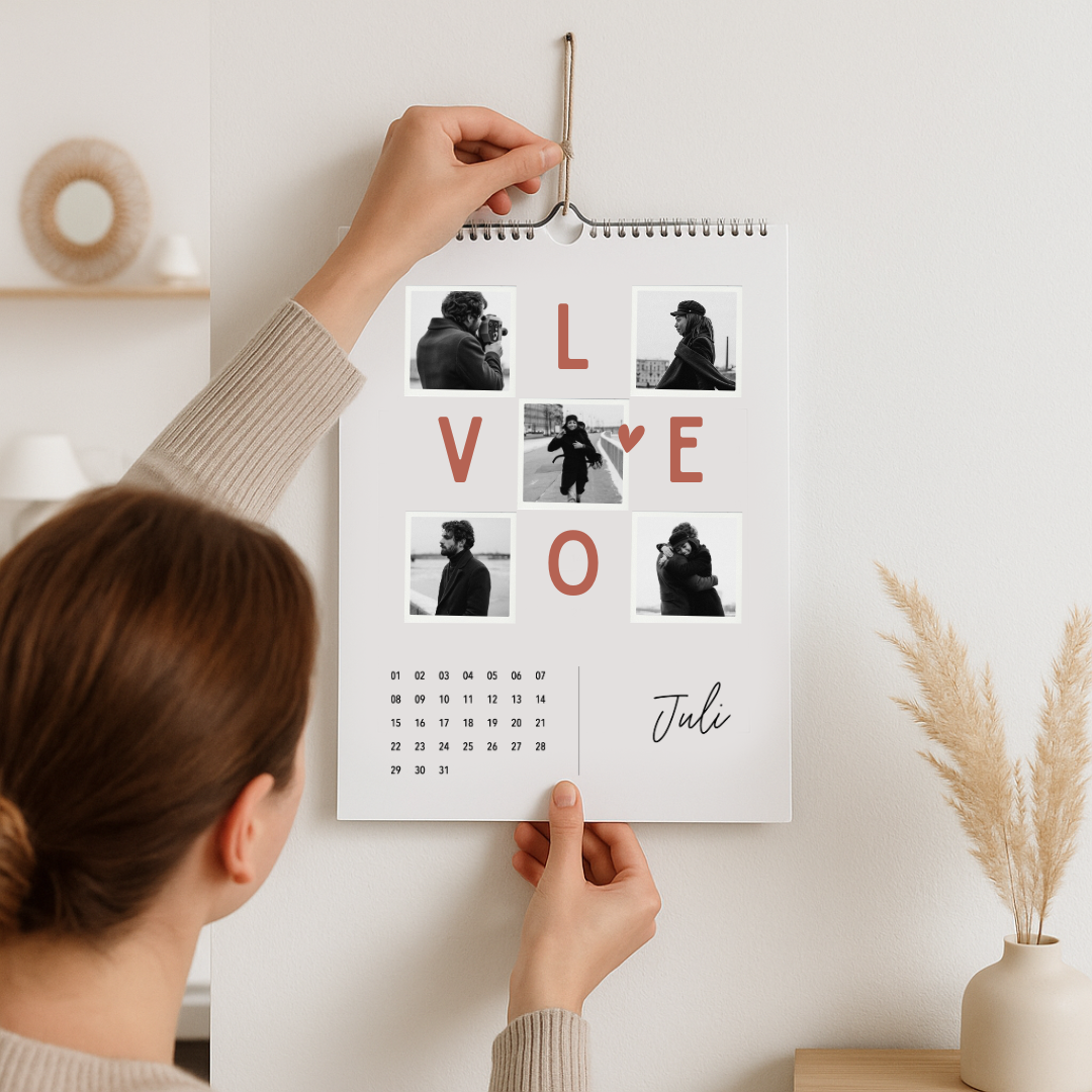 A4 DIY Fotokalender SIMPLICITY immerwährend