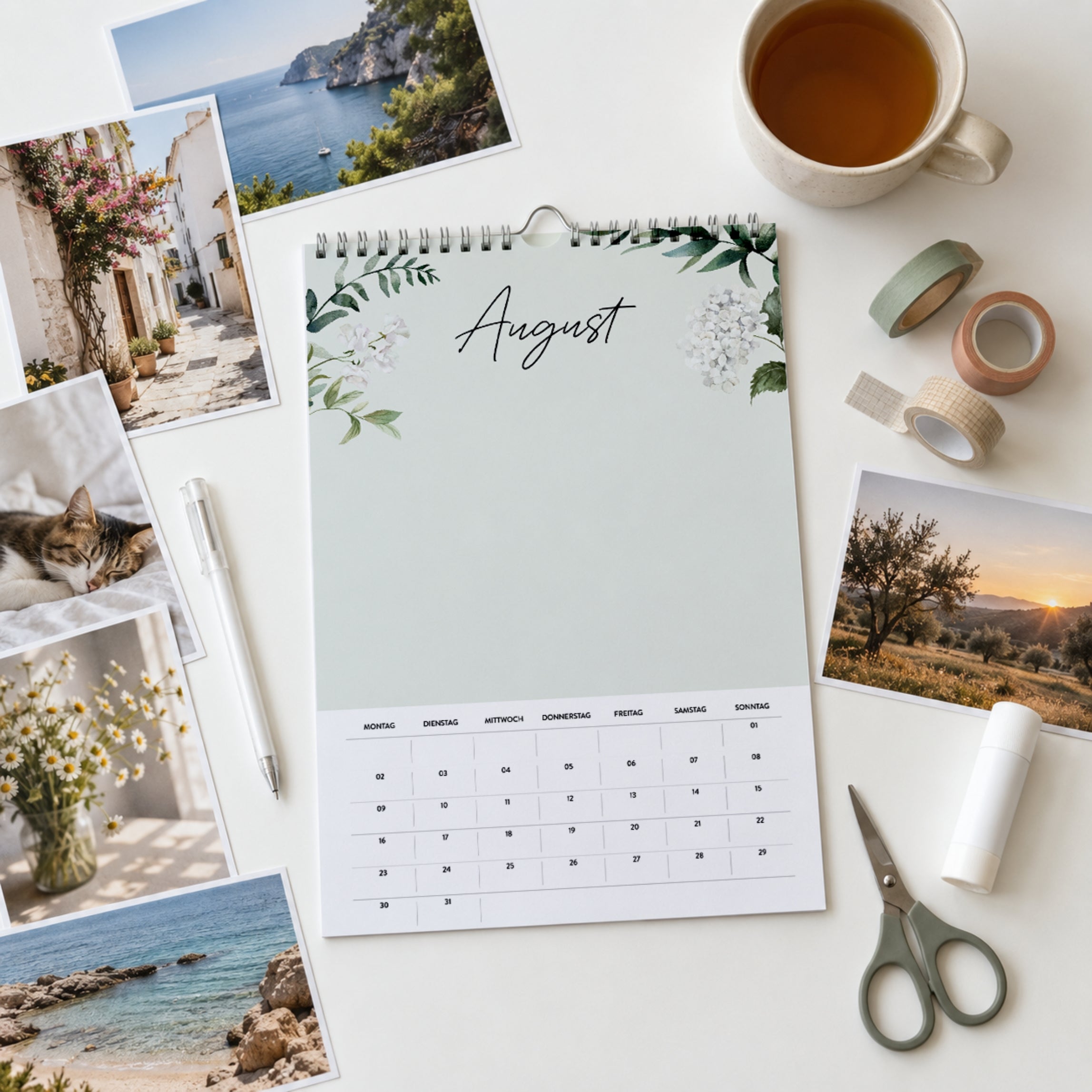 A4 Fotokalender Green 2027