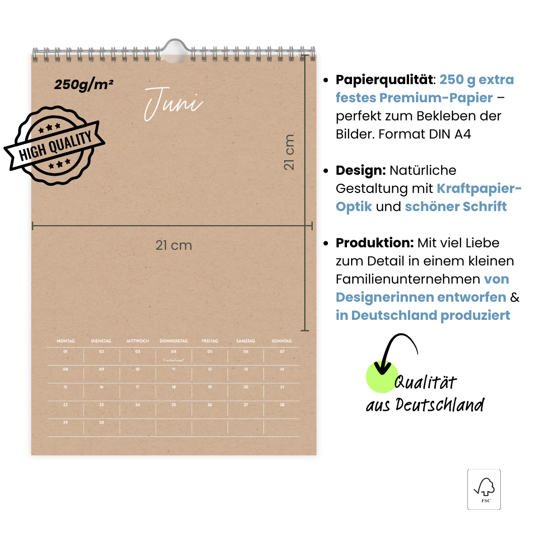 A4 Fotokalender Crafty 2026