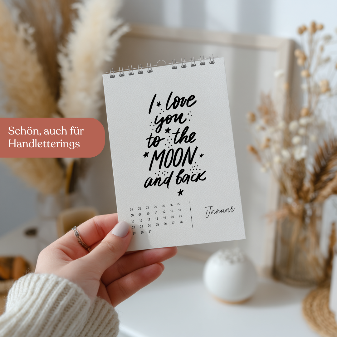 A6 DIY Fotokalender SIMPLICITY immerwährend
