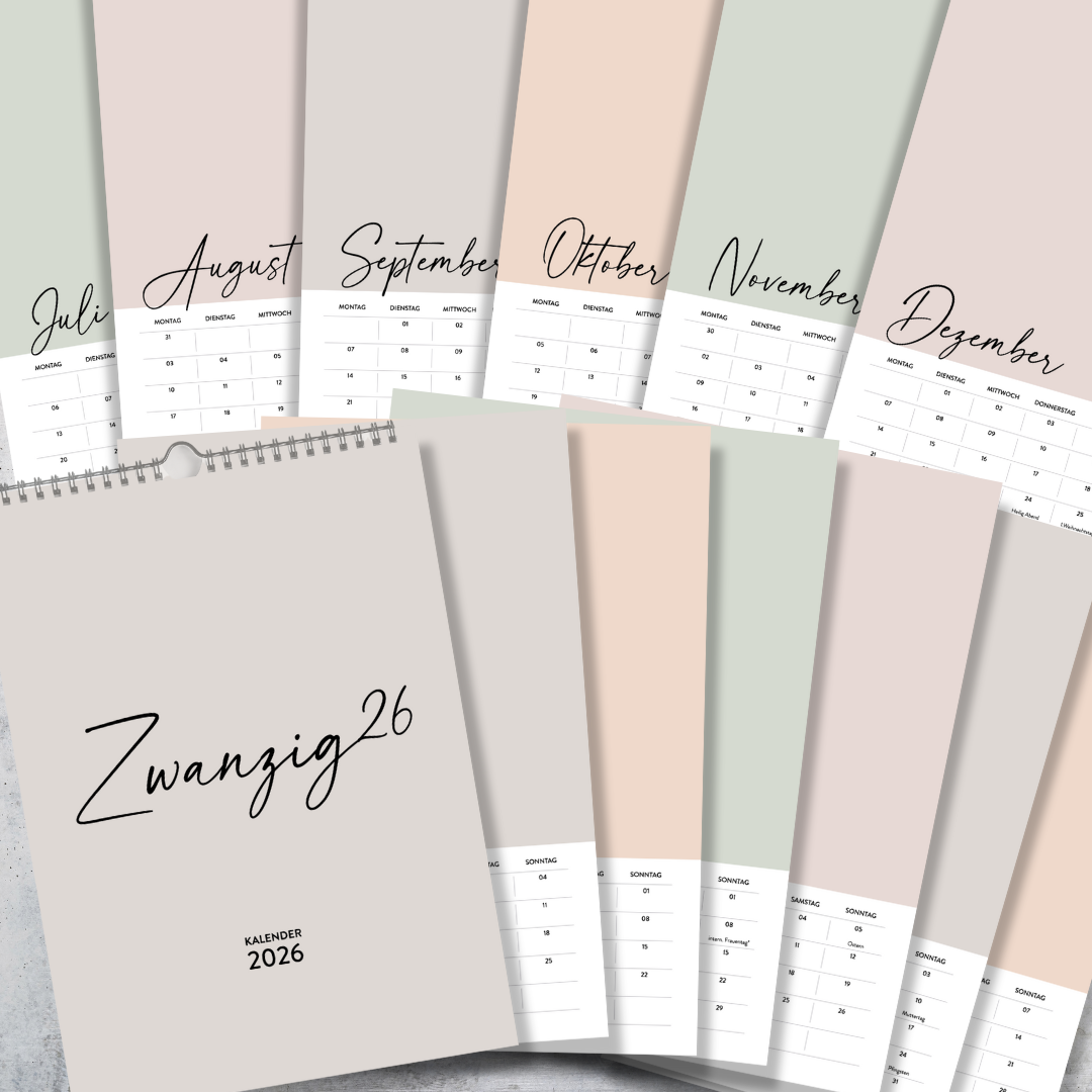A4 Fotokalender COZY 2026