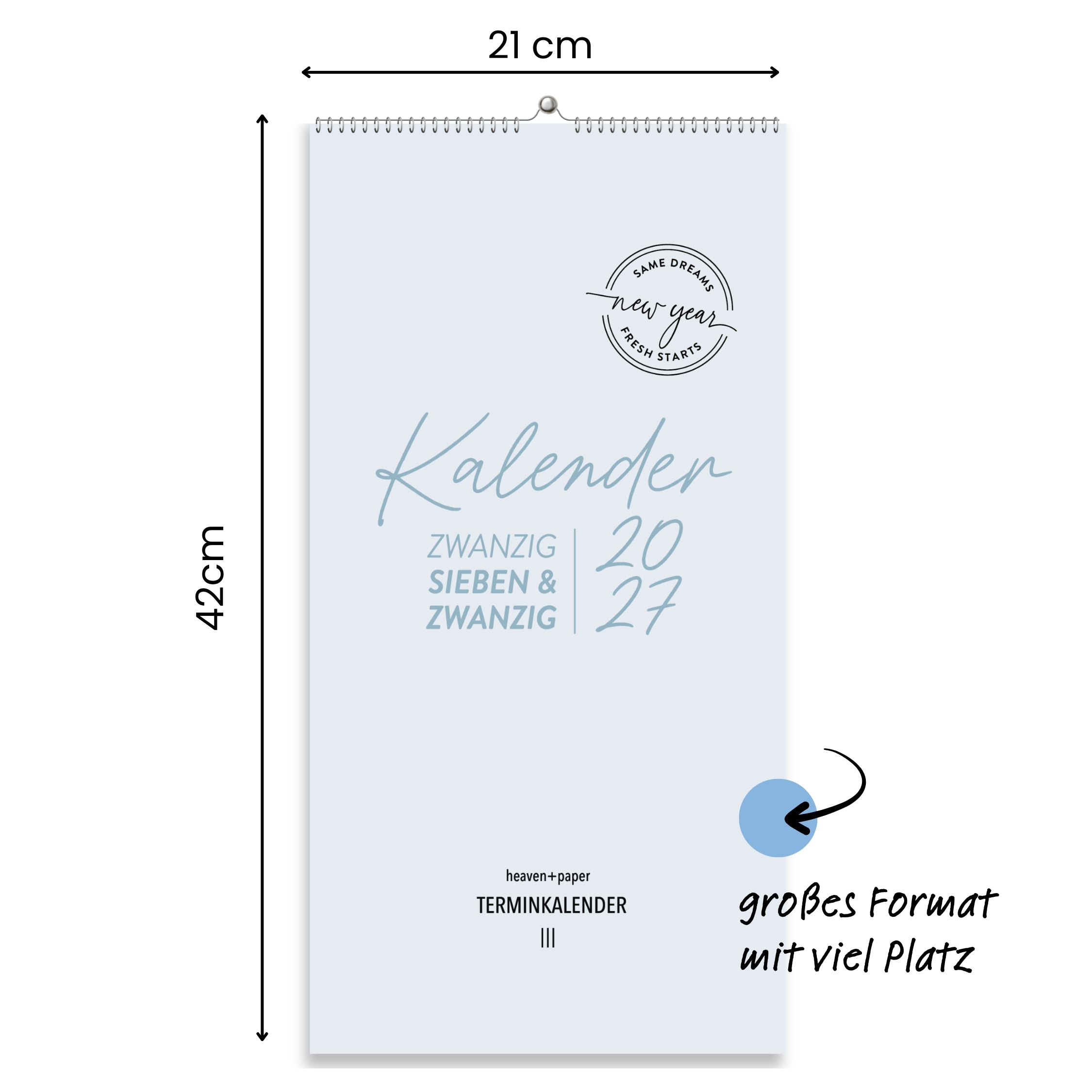 Paarplaner 3 Spalten 2027 Cozy, minimalistisch