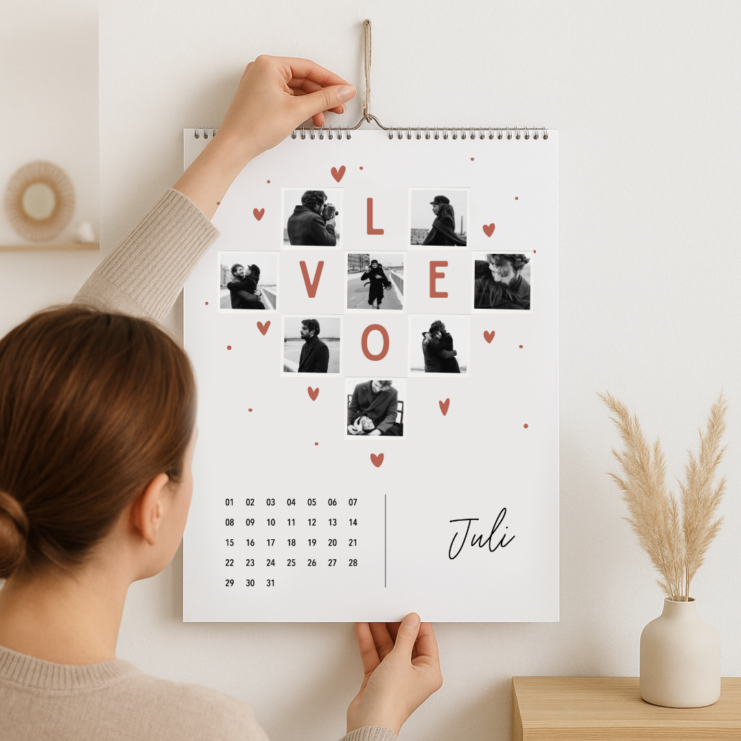 A3 DIY Fotokalender SIMPLICITY immerwährend
