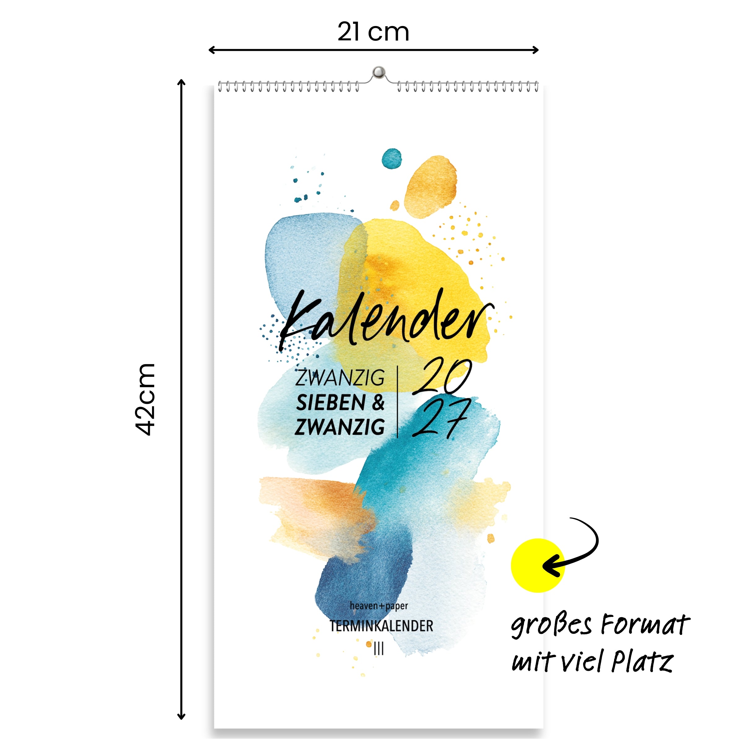 Paarplaner 3 Spalten 2027 Splash Familienkalender