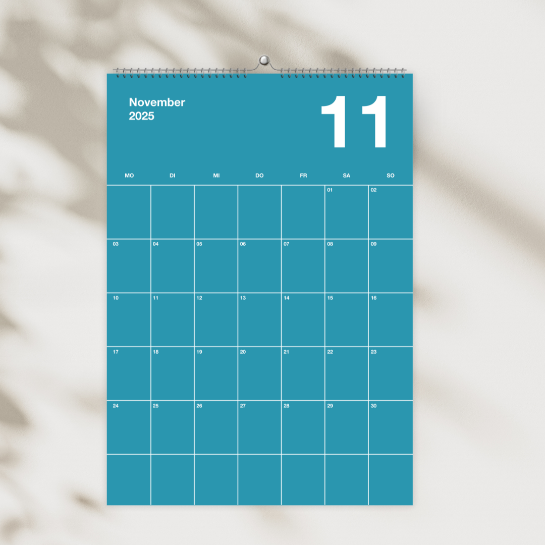 A2 Wandkalender 2025 Big One Knallig