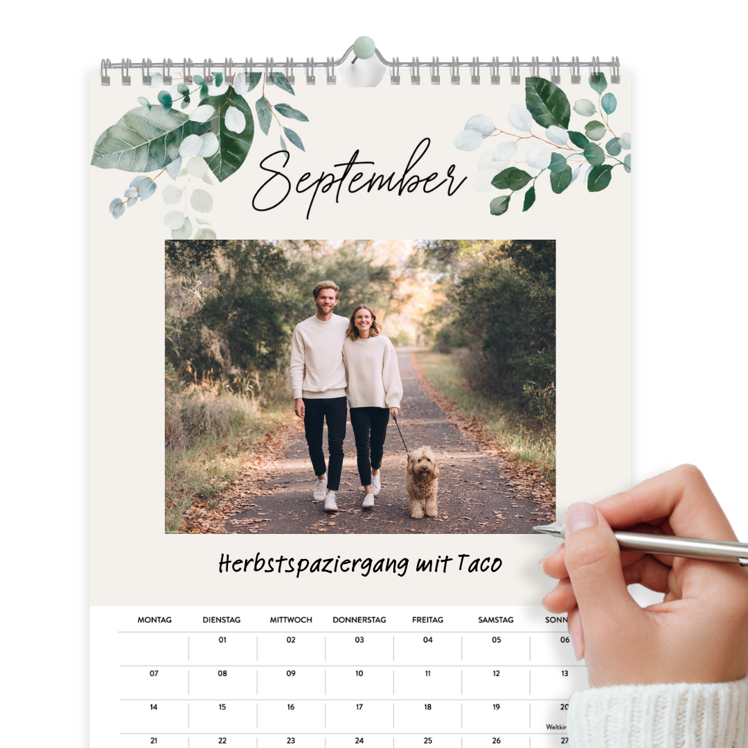 A4 Fotokalender Green 2025