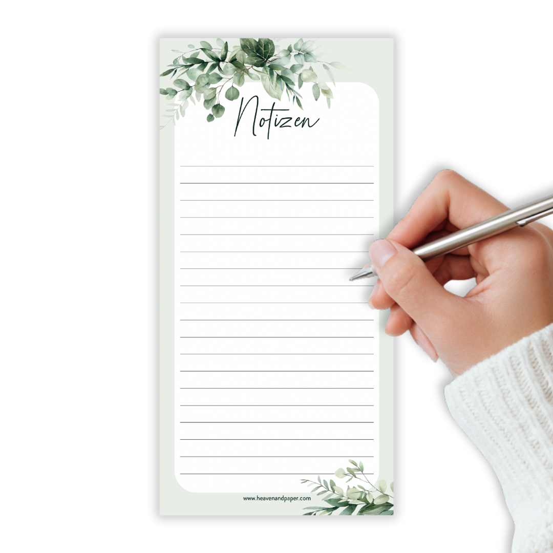 heaven+paper® Kalender Set 2026 Greenery XL 5-teilig