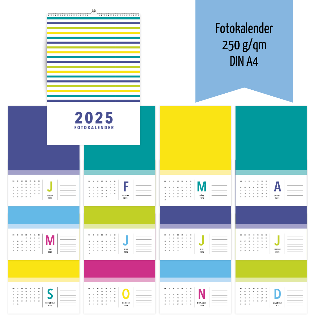 A4 Fotokalender Sunny 2025