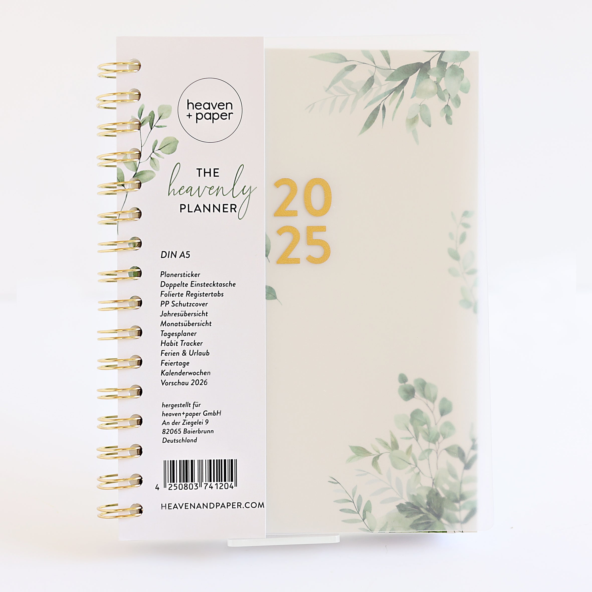 The heavenly Planner 2025 Terminkalender Green