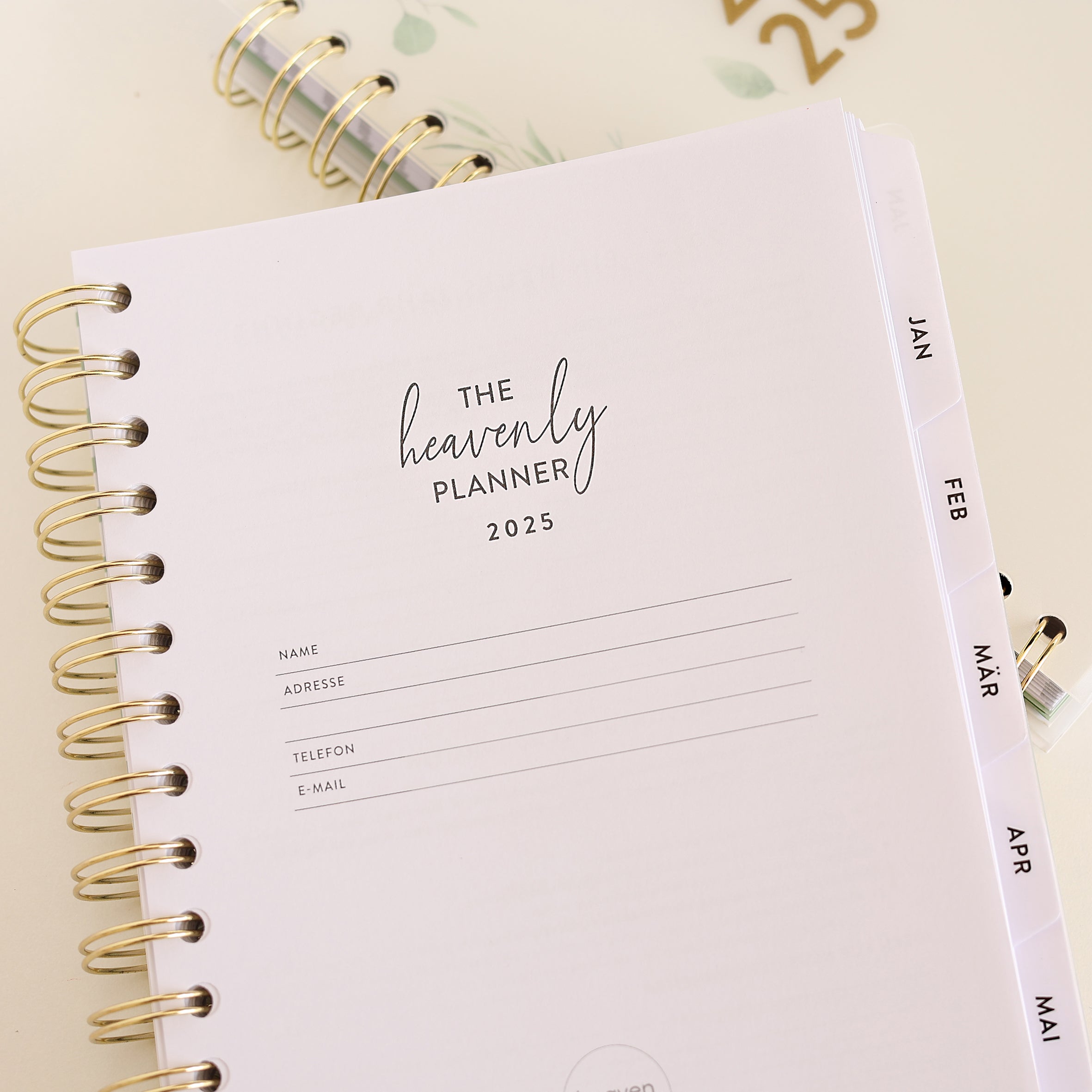 The heavenly Planner 2025 Terminkalender Green