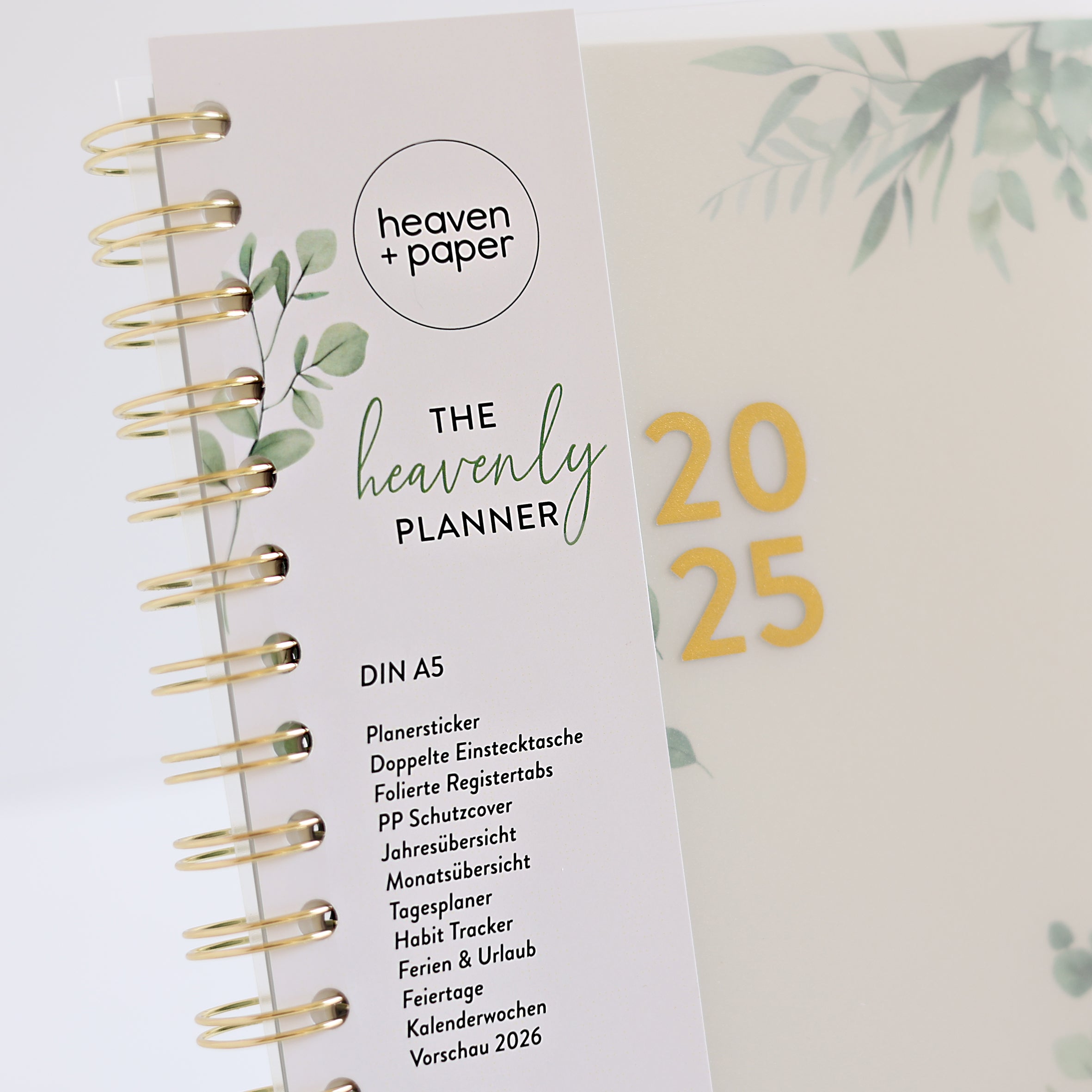 The heavenly Planner 2025 Terminkalender Green